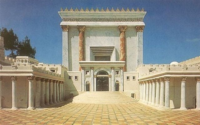 Illustrative. Model of the Temple in Jerusalem. (Facebook)