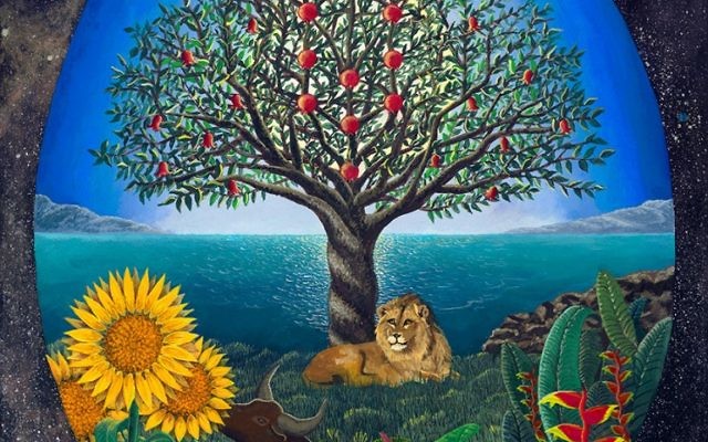 "Vision" by Bonnie Sachs, 2015, detail, used with permission, (https://bonniesachsart.com)