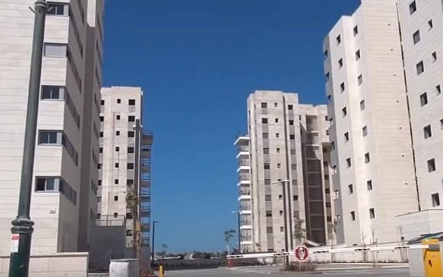 Illustrative: A construction site in Or Akiva (YouTube screenshot)