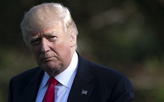 US President Donald Trump  April 28, 2017 (AFP PHOTO / SAUL LOEB)