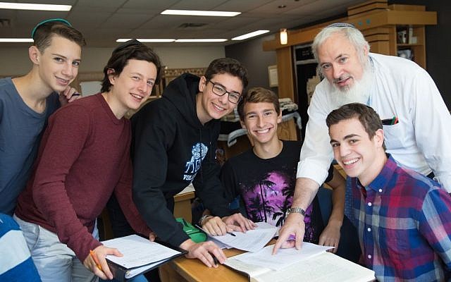 At Jewish day schools like TanenbaumCHAT, secular studies are accompanied by religious classes. (Courtesy)