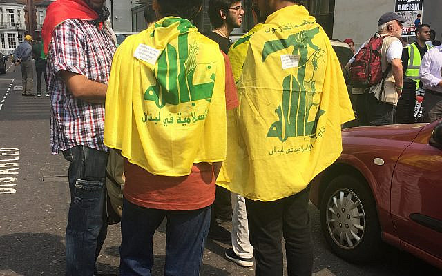 Al Quds Day - Hezbollah flags