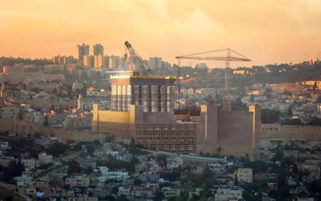 Illustrative. The Third Temple (artist's rendition).