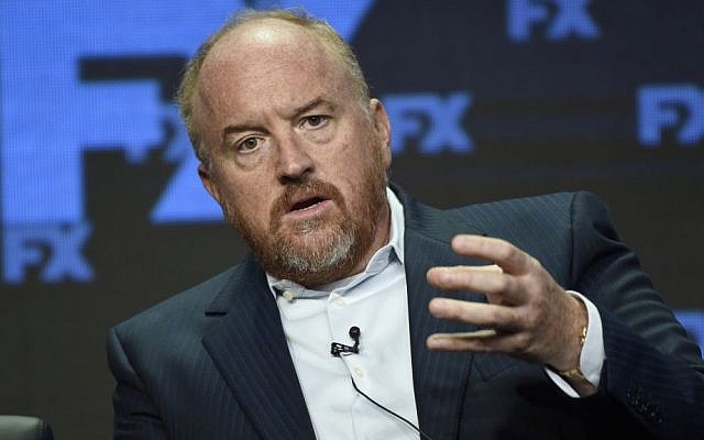 Louis C.K. participates in the 'Better Things' panel during the FX Television Critics Association Summer Press Tour at the Beverly Hilton in Beverly Hills, California, August 9, 2017. (Chris Pizzello/Invision/AP, File) Louis C.K. participates in the 'Better Things' panel during the FX Television Critics Association Summer Press Tour at the Beverly Hilton in Beverly Hills, California, August 9, 2017. (Chris Pizzello/Invision/AP, File)