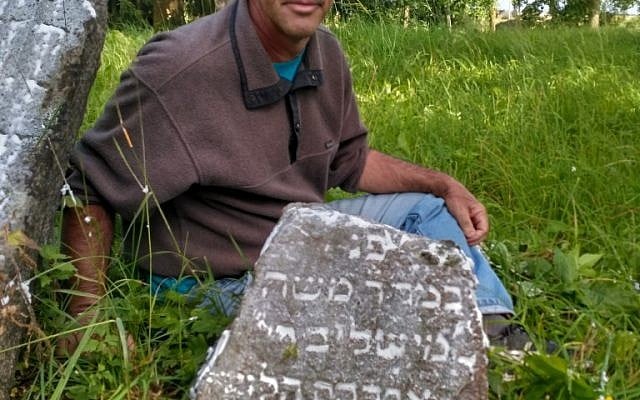 At the grave of my great-great grandfather