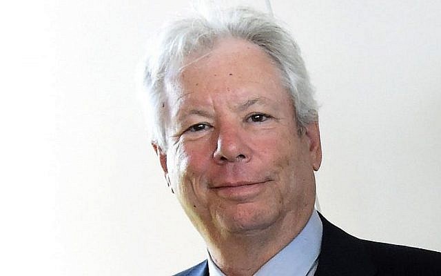 Illustrative: US economist Richard Thaler after he was awarded the 2014 Global Economy Prize during the award ceremony in Kiel, northern Germany, June 22, 2014. (AFP Photo/Pool/Carsten Rehder)