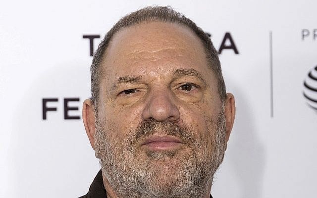 Illustrative: Harvey Weinstein attends the "Reservoir Dogs" 25th anniversary screening during the 2017 Tribeca Film Festival in New York, April 28, 2017. (Charles Sykes/Invision/ AP)