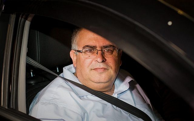 Coalition chairman Likud party MK David Bitan leaving the Lahav 433 national crime unit of the Israel Police on December 10, 2017. (Roy Alima/Flash90) Coalition chairman Likud party MK David Bitan leaving the Lahav 433 national crime unit of the Israel Police on December 10, 2017. (Roy Alima/Flash90)