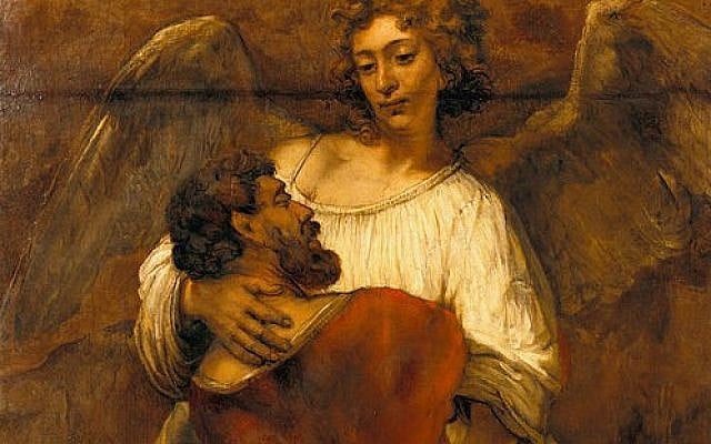 Jacob Wrestling with the Angel, by Rembrandt. (Google Art Project, Wikimedia Commons)