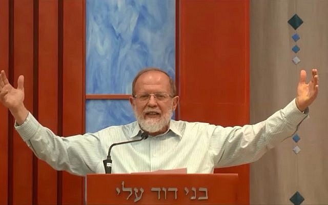 Rabbi Eli Sadan leads a Torah lesson at the Bnei David pre-army academy in the Eli settlement on February 28, 2018. (Screen capture/YouTube) Rabbi Eli Sadan leads a Torah lesson at the Bnei David pre-army academy in the Eli settlement on February 28, 2018. (Screen capture/YouTube)