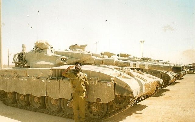 Barack Mandela in the Armored Division of the Israel Defense Forces (IDF). (From Mr. Mandela's personal collection) Barack Mandela in the Armored Division of the Israel Defense Forces (IDF). (From Mr. Mandela's personal collection)