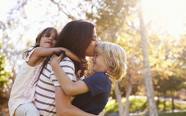 Illustrative. Mother with kids in the park. (iStock)