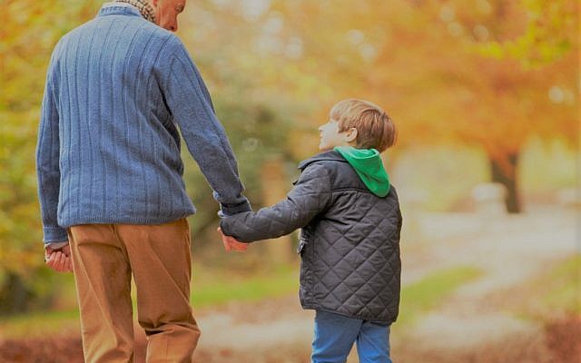 Illustrative: A grandfather and grandson. (iStock)