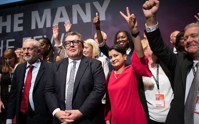 Labour leader Jeremy Corbyn (left) and his shadow cabinet at the Labour Party annual conference 

Photo credit: Stefan Rousseau/PA Wire