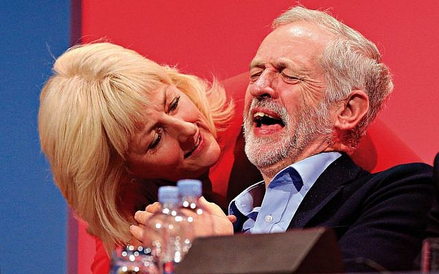 Jeremy Corbyn and Jenny Formby
