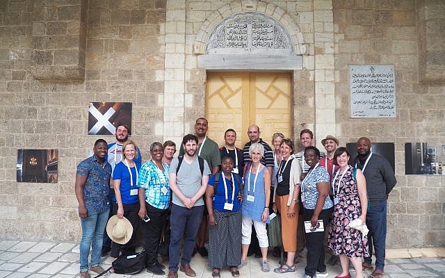 JCRC Group at House of Grace in Haifa. (Photo by Eli Cohn-Postell, JCRC)