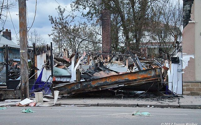 Home destroyed in Hurricane Sandy, New York, 2012 (Tamra Walker)