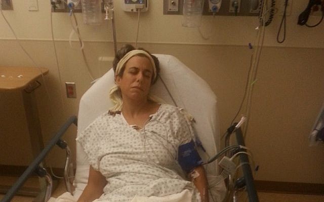 Shira Gura, sick in the hopsital. (courtesy)