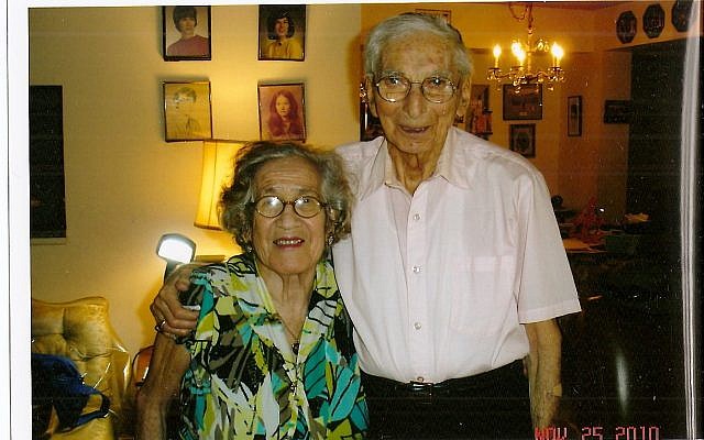 Solomon and Mary Merves on their 66th Wedding Anniversary, November 2010