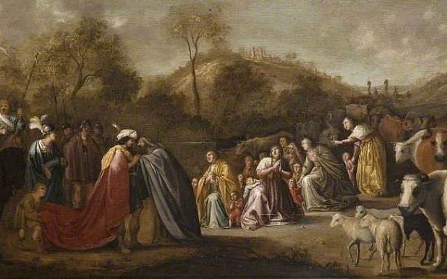 Bleker, Gerrit Claesz.; The Meeting of Jacob and Esau; Shipley Art Gallery; http://www.artuk.org/artworks/the-meeting-of-jacob-and-esau-35430 Bleker, Gerrit Claesz.; The Meeting of Jacob and Esau; Shipley Art Gallery; http://www.artuk.org/artworks/the-meeting-of-jacob-and-esau-35430