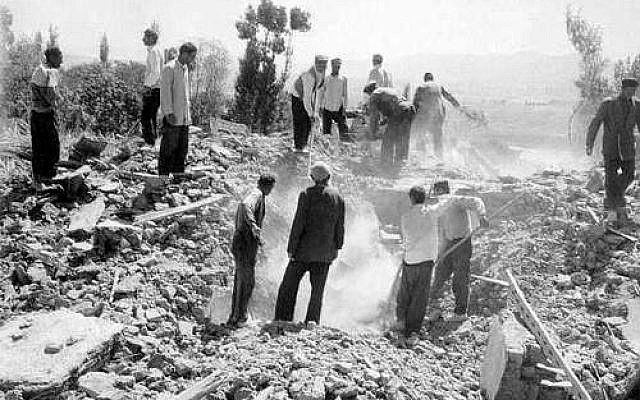 More than 12,000 people were killed when an earthquake hit Iran's Qazvin region in September, 1962