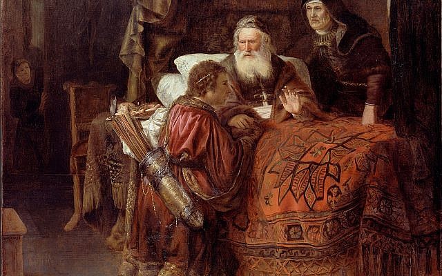 Isaac blessing Jacob, by Gerrit Willemsz Horst, 1638. (Google Art Project, via Wikipedia)
