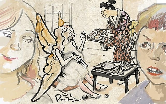 When the tooth fairy ate too much sushi and couldn't fly
Illustration by Avi Katz