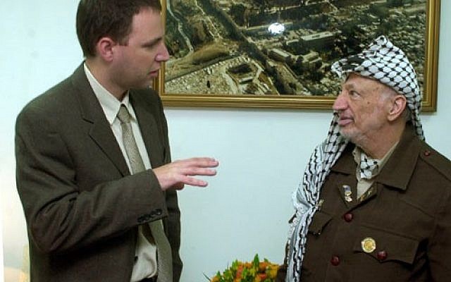 Yasser Arafat, seen here with the columnist, may get his wish at last. Yasser Arafat, seen here with the columnist, may get his wish at last.