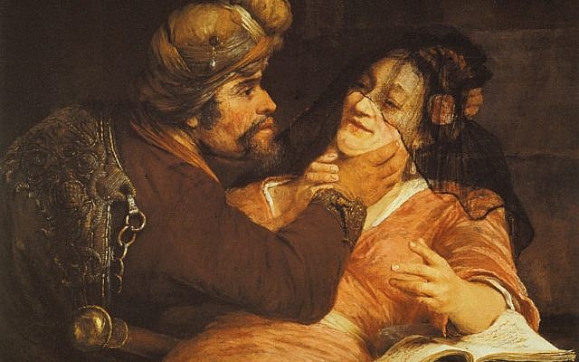 Tamar and Judah, by Aert de Gelder, 1667. (Wikipedia)