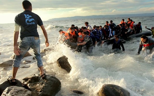 IsraAID rescues refugees who have made the dangerous journey to Greece. Photo Credit: IsraAID IsraAID rescues refugees who have made the dangerous journey to Greece. Photo Credit: IsraAID