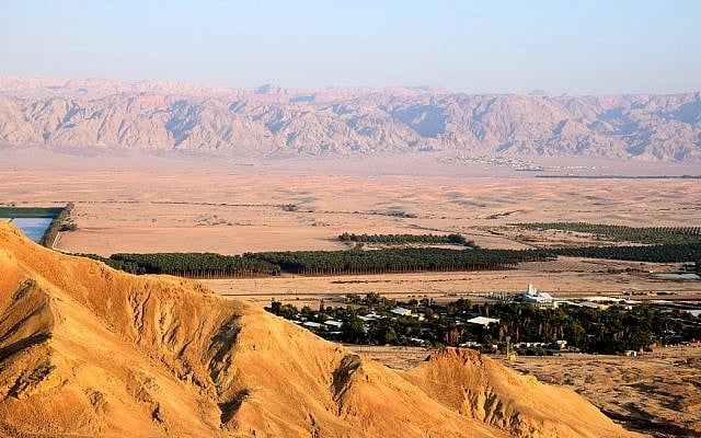Overlooking Kibbutz Ketura. (Courtesy of the Arava Institute)