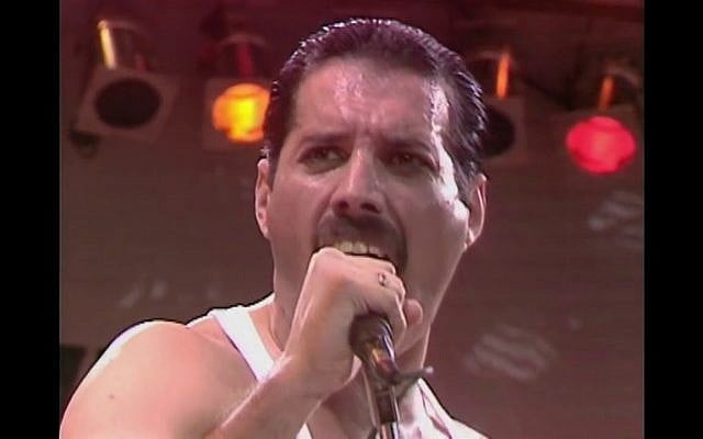 Freddie Mercury, live at LIVE AID, July 13, 1985. (YouTube) Freddie Mercury, live at LIVE AID, July 13, 1985. (YouTube)