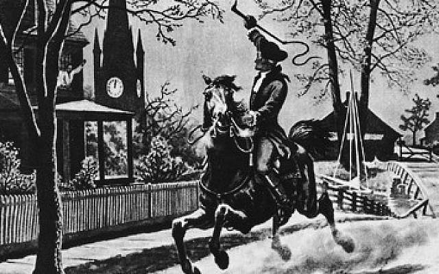 Paul Revere's midnight ride. (Public Domain/ Wikimedia Commons)
