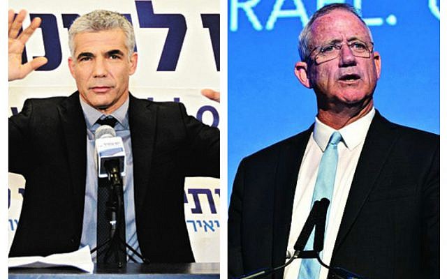 Yair Lapid and Benny Gantz
