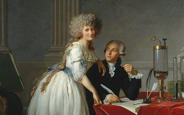 Portrait of Antoine-Laurent Lavoisier and his wife  Marie-Anne Pierrette Paulze by Jacques-Louis David, ca. 1788. (Public Domain/ Wikimedia Commons)