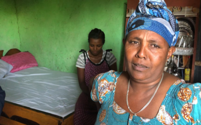 Emey in Gondar with one of the daughters she didn't need to leave behind Emey in Gondar with one of the daughters she didn't need to leave behind