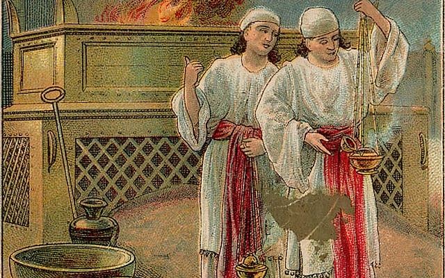 Illustrative. Nadab and Abihu. (Wikipedia)