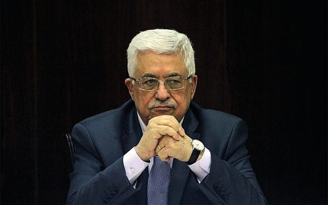 Palestinian President Mahmoud Abbas. (AP Photo/Issam Rimawi, Pool via Jewish News)