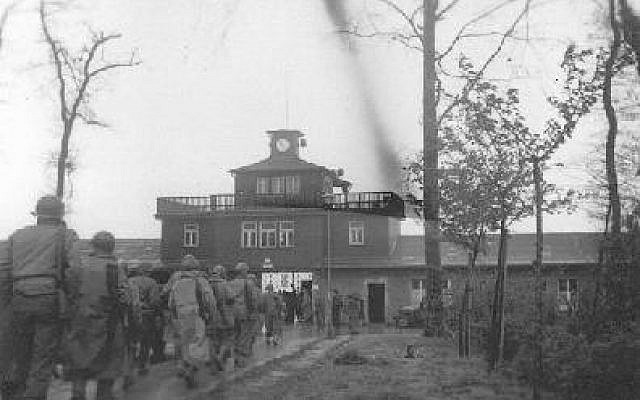 American Liberators entering Buchenwald