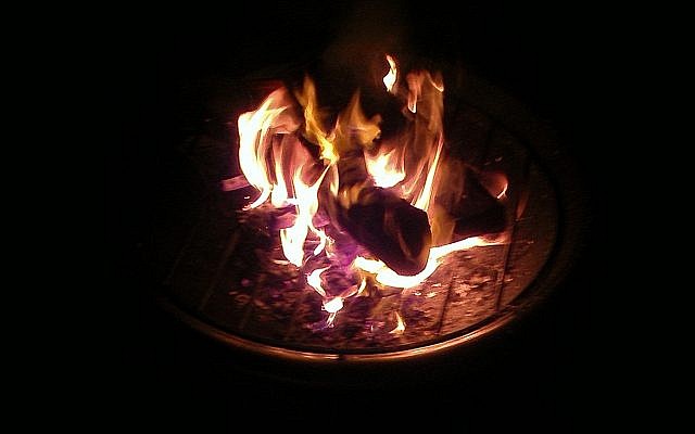 The fires that consume Amalek [personal photo MD]