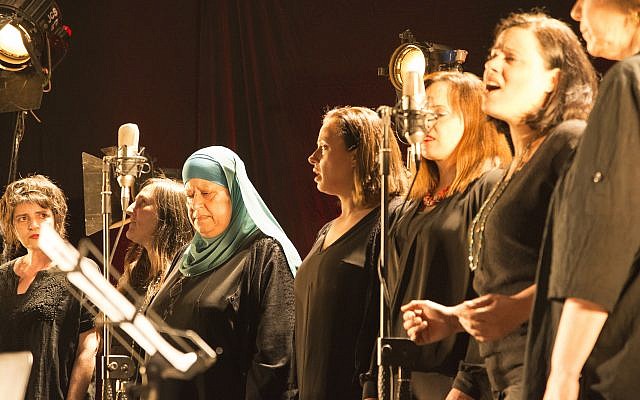 Israeli and Palestinian Women singing Hava Alberstein's Chad Gadya