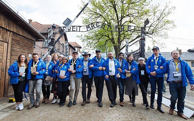 The Interfaith delegation at March of the Living (Credit: Sam Churchill Photography)