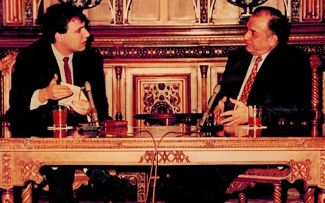 Ion Iliescu tricks author into fawning TV interview in 1991