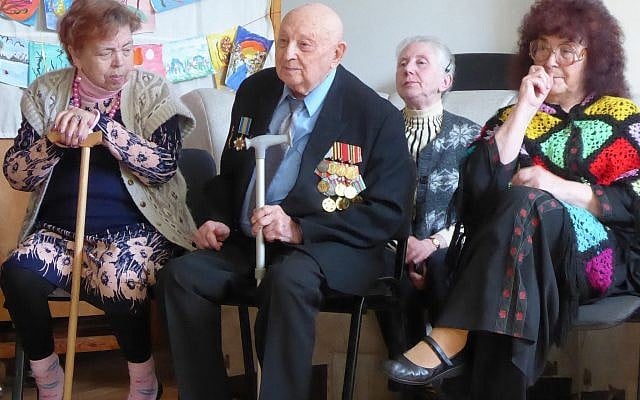 Meeting with proud survivors at Chesed in Kiev (Jewish News)