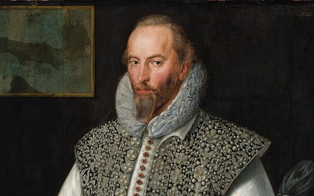 Portrait of Sir Walter Raleigh attributed to William Segar. (Public Domain/ Wikimedia Commons)