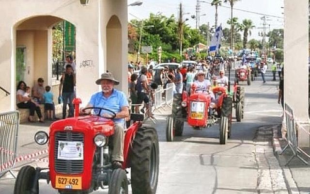Farmers on tractors. June 2019. (Courtesy)