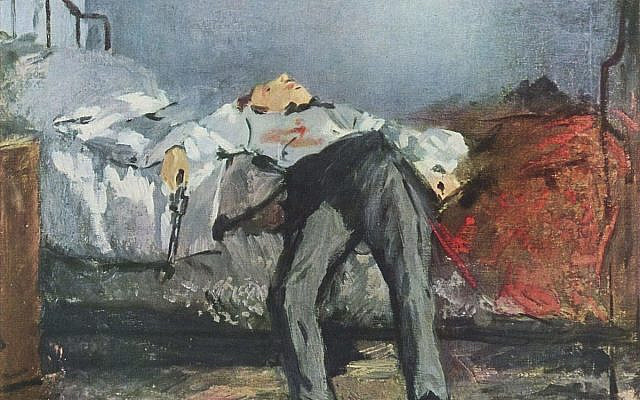 Le Suicidé, by Édouard Manet (Wikipedia CC BY 4.0)