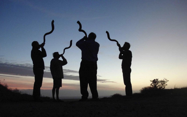 The shofars calls us to the New Year.