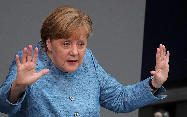 German Chancellor Angela Merkel