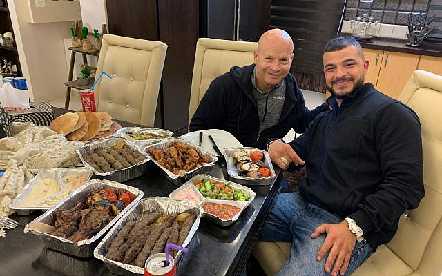 'Appetizers' from hosts Hamid and Ayet in their Ramallah home